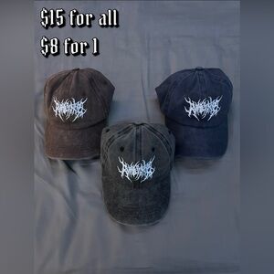 New mens thorn print hats for style and comfort.